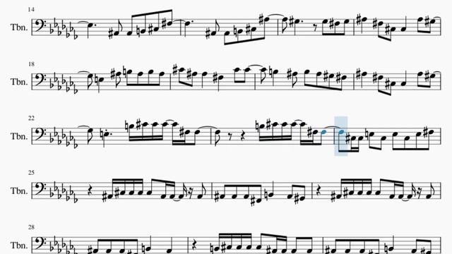 Trombone Sheet Music: How to play Scientist by Twice смотреть онлайн
