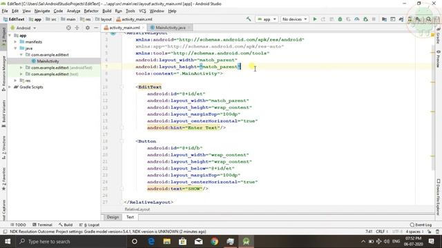 Creating a EditText in Android Studio | Android Programmer смотреть онлайн