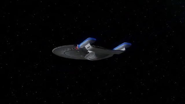 Enterprise-D vs Romulan Warbird смотреть онлайн