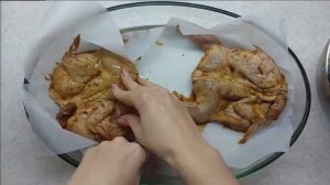 ?Перепелки в духовке?сочные перепела?перепела в маринаде с медом?