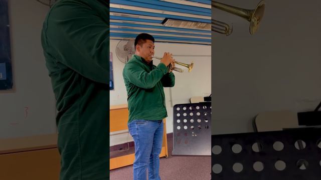 Trompeta piccolo copia de Yamaha profesional. смотреть онлайн