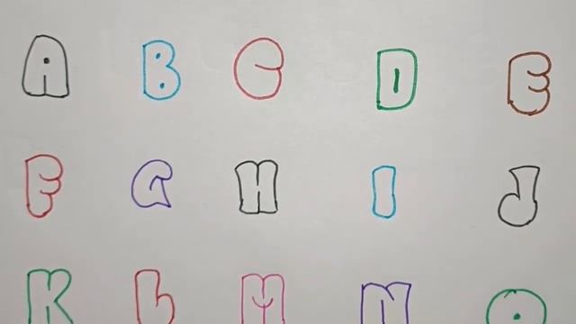 Very Easy ! How to Draw Graffiti Bubble Letters ABC | bubble letters #alphabets смотреть онлайн