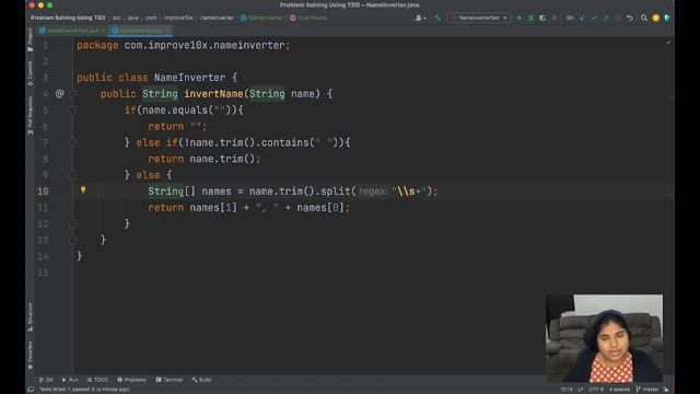 TDD - Reverse First & Last Names - Java смотреть онлайн