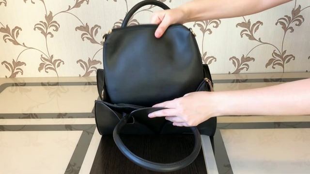 Набор сумка+клатч из экокожи, артикул SCB-1077 смотреть онлайн