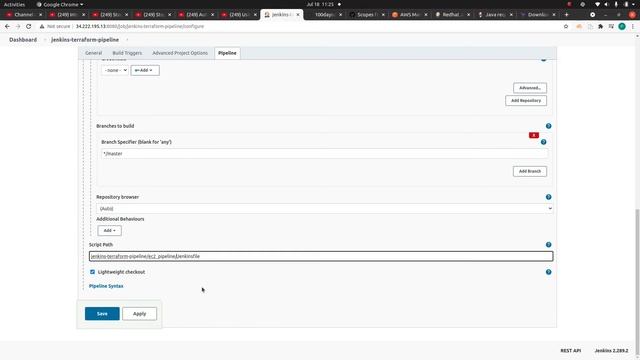 Building Terraform pipeline using Jenkins смотреть онлайн