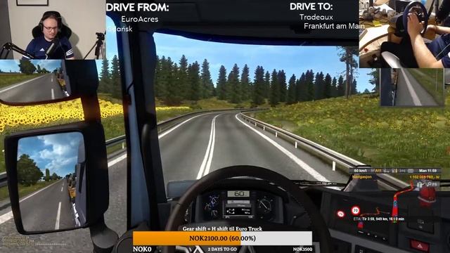 Euro Truck Simulator 2 | TESTER NYE RENAULT I ETS2 | LIVE STREAM | Episode 1 | Norsk/Norwegian