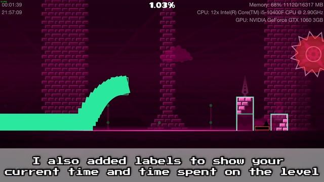 Borderless Fullscreen! BEST FREE MOD MENU DOWNLOAD | GD Hackermode V32.70