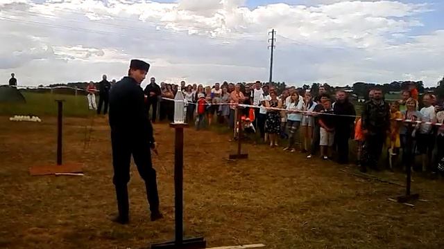 Выступление Прибужских казаков (военно-исторический фестиваль"Мир 1812") смотреть онлайн