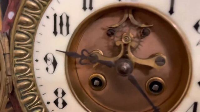 Старинные Антикварный часы, с выносным анкерным колесом и ртутным маятником. смотреть онлайн