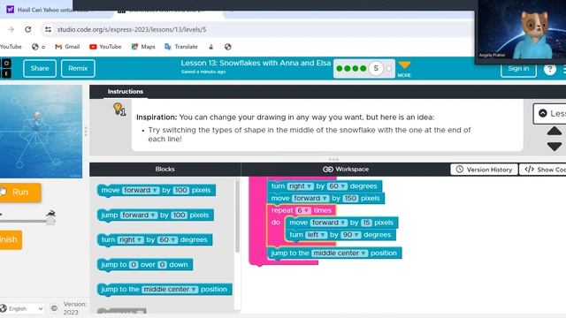 Lesson 13 Coding with Elsa and Anna смотреть онлайн