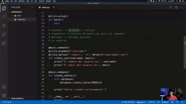 Webinar: Crea tu primer CLI con Python смотреть онлайн