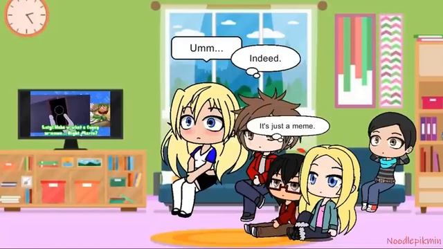 Nace and friends react to Mario reacts to Nintendo Memes 7 ft. Luigi (Gacha Club) смотреть онлайн