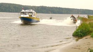 KC-701 по мелководью и засоренным рекам