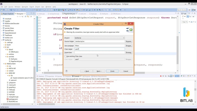 BITLAB JAVA EE 1 - Lesson 7 смотреть онлайн