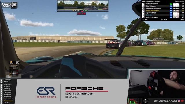 Porsche Esports Carrera Cup Danmark | Round 6 | iRacing | Nesterowicz Racing смотреть онлайн