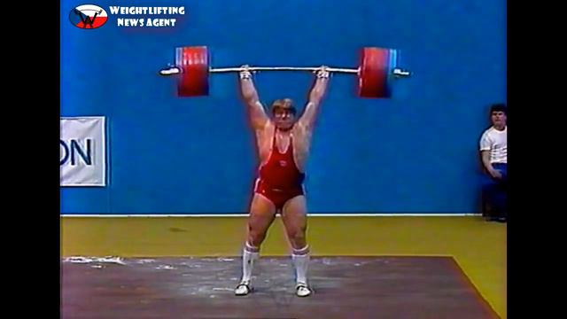 Leonid Taranenko, 585 pound clean & jerk, 1987 World Championships, SuperHeavyweight смотреть онлайн