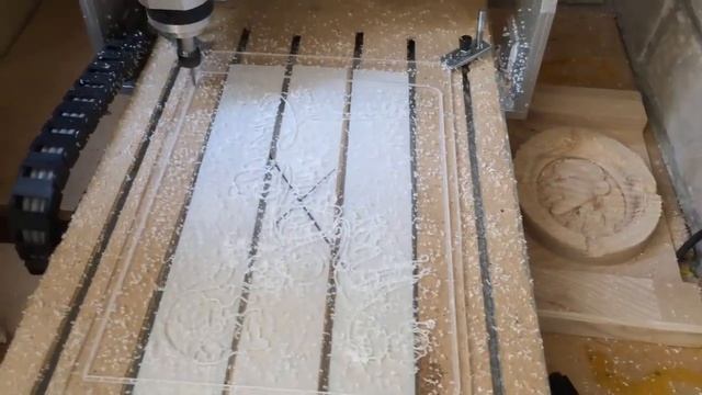 Ночник, фрезерование по оргстеклу, светодиоды, milling on plexiglas, led, смотреть онлайн