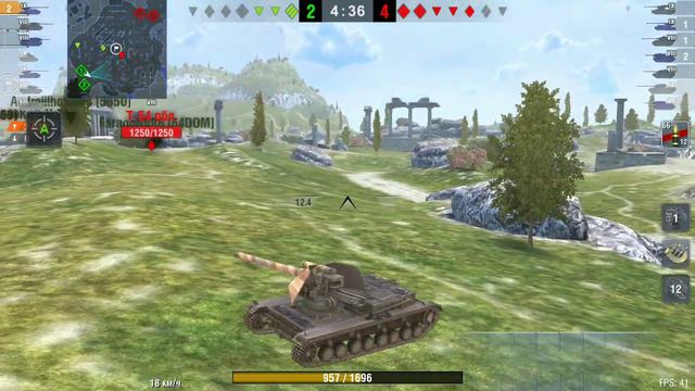 World of tanks blitz Расейняй и Колобанов на Вафле смотреть онлайн