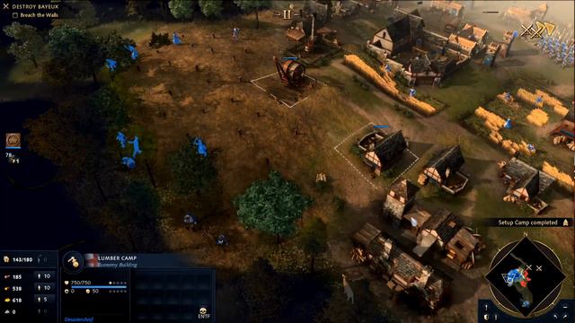 The Fall of Bayeux | Age of Empires 4 "The Norman Campaign" [Hard] смотреть онлайн