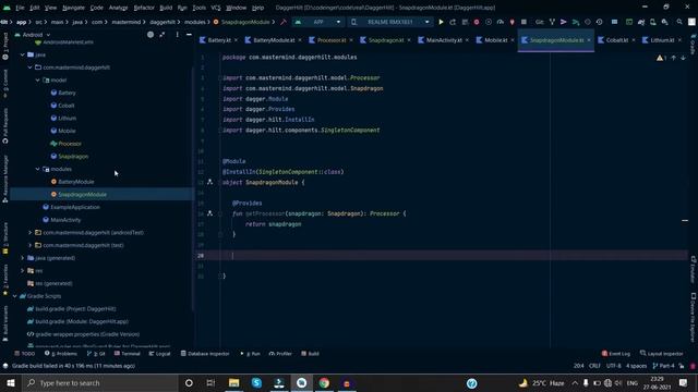 @binds in dagger hilt || Interface dependency in dagger hilt || Dagger hilt part-4 in Hindi смотреть онлайн