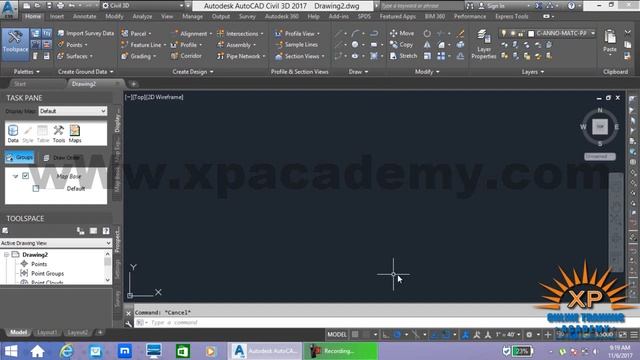 AutoCAD Civil 3d urdu Tutorials | Interface AutoCAD Civil 3D | xpacademy смотреть онлайн