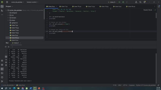 Curso de Pandas Python | ¿Cómo Ordenar y Hacer Ranking en DataFrames de Pandas Python? ?? | E06 смотреть онлайн