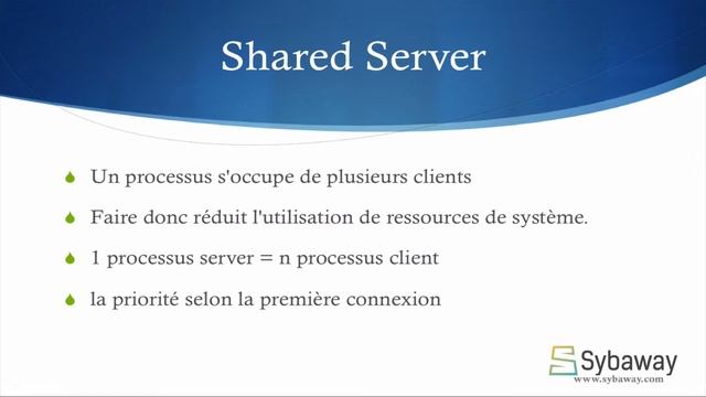 Tutoriel Oracle DBA1 (33) : L'architecture Partager (Shared server). смотреть онлайн