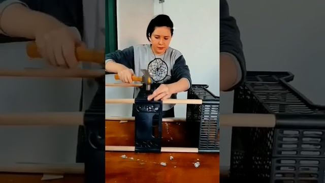 Полка из пластиковых ящиков смотреть онлайн