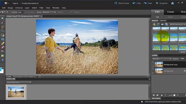 How to Use the Menus in Photoshop Elements 6-10 Part 1 смотреть онлайн