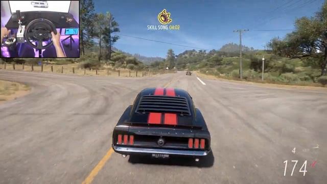 1969 Ford Mustang Boss 302 - Forza Horizon 5 | Thrustmaster T300RS gameplay смотреть онлайн
