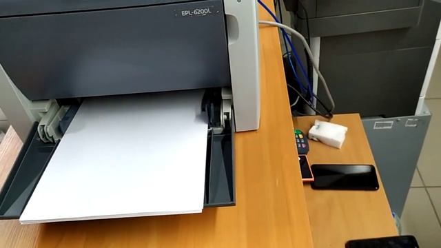 Тест принтера Epson EPL - 6200L