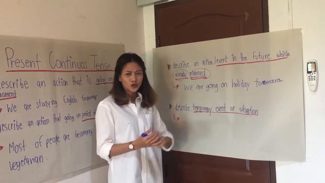 Present Continuous Tense for grade 6 смотреть онлайн