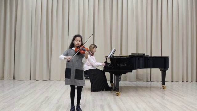 Забунова Рада Владимировна, скрипка, А. Живцов "Мазурка", ДМШ им.Пастернака смотреть онлайн