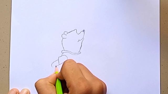 How to draw bear sketch step by step // Easy pencil drawing смотреть онлайн