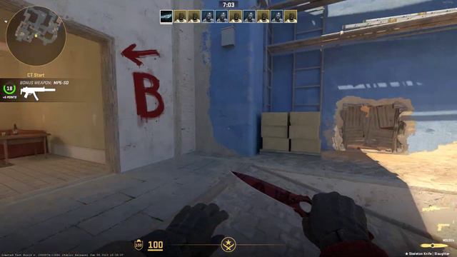 CS2 Source 2 Skeleton Knife Slaughter | NEW MAP Mirage (Draw animation) смотреть онлайн