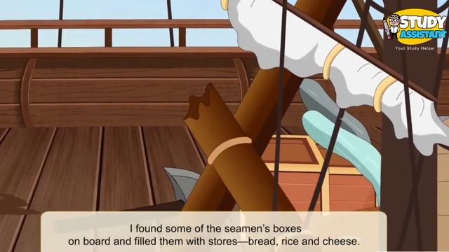 The Shipwrecked from Robinson crusoe by Daniel Defoe || An animated story by Study Assistant #Story смотреть онлайн