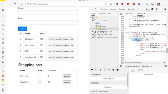 ADD TO CART save localStorage javascript. Giỏ hàng javascript lưu localStorage смотреть онлайн