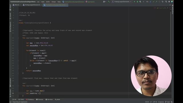 2. Finding Second Largest Element | Kotlin | Arrays | Data Structures And Algorithms смотреть онлайн