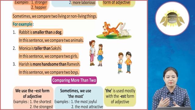 Ch 7 | Gabriel Books | Grammar | Class 3 | Comparison of Adjectives | For children смотреть онлайн