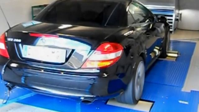 DYNO TEST MERCEDES SLK(R171)200 KOMPRESSOR+PULLEY 163cv REFLASH BY PIASINI ENGINEERING смотреть онлайн