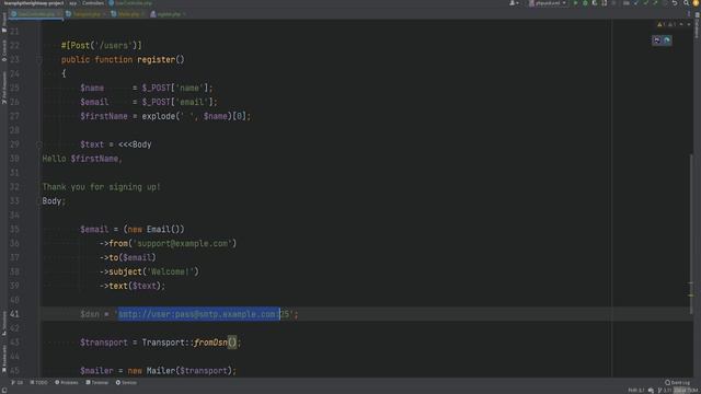 81 How to Send Email in PHP - Symfony Mailer - Email Protocols - Mailhog Setup - Full PHP 8 Tutorial смотреть онлайн