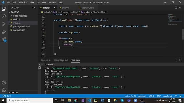 Chat Application With Users & Rooms Node, React,Socket io смотреть онлайн