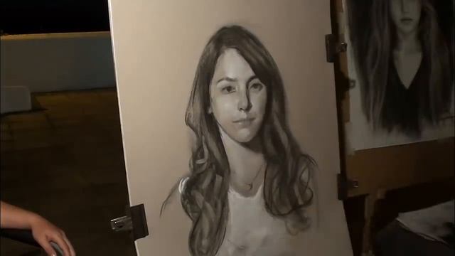 Charcoal portrait session 45 minutes смотреть онлайн