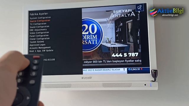 Arçelik TV Gizli Servis Ayarları'ndan Kaynak Açılışını HDMI Olarak Değiştirme (Varsayılan Ayarlama) смотреть онлайн