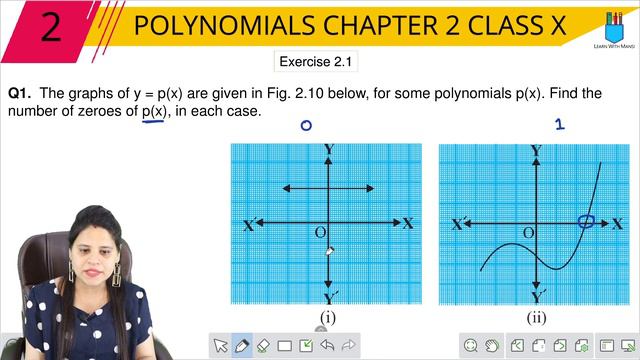 Class 10 Maths | Chapter 2 | Exercise 2.1 | Polynomials | NCERT смотреть онлайн