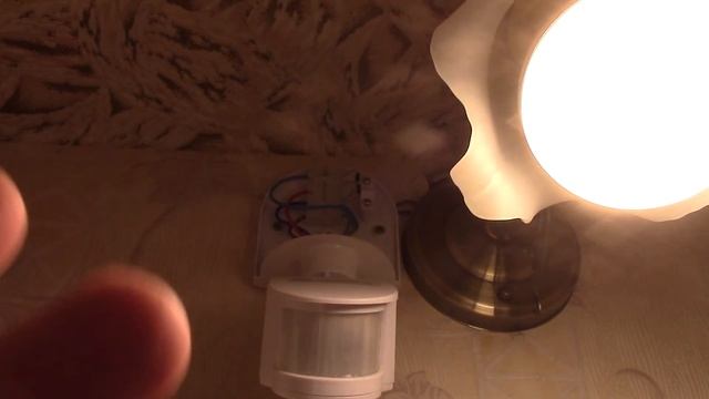 Датчик движения в туалете . Пример использования . смотреть онлайн