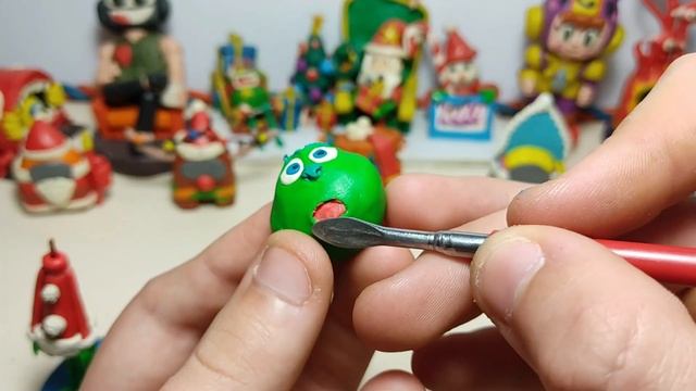 Как слепить Гринча! Новый Год 2021 The Grinch With Clay! Лепка Гринча из пластилина? ClayHobby? №54