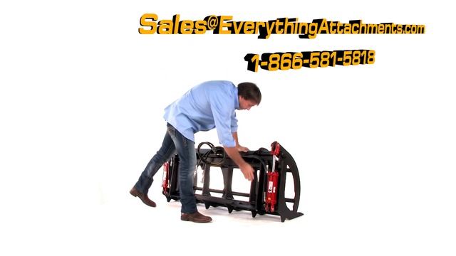 Everything Attachments Tractor Root Rake Grapple смотреть онлайн
