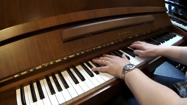Improvisation sur un piano droit Kawai CE7 смотреть онлайн