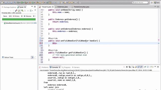 Lazy Loading no mapeamento OneToOne com JPA e Hibernate смотреть онлайн
